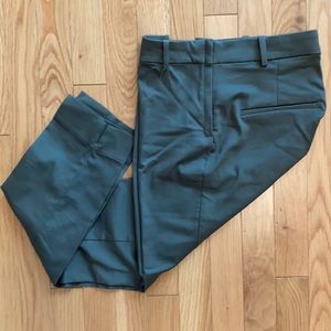 H&M olive cropped pants